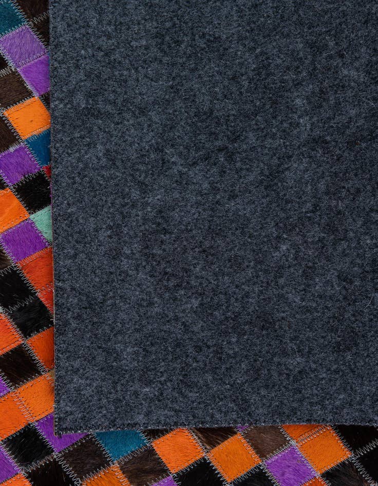 Detail image of  5' x 8' Cowhide Leather Rug