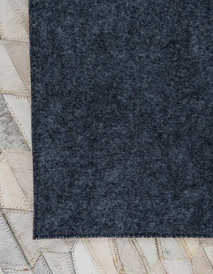 Detail image of  5' 3 x 7' 10 Cowhide Leather Rug