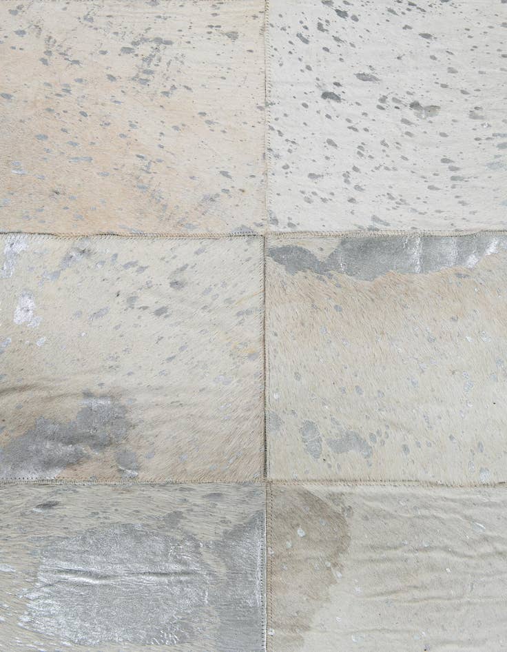 Detail image of  5' 1 x 8' Cowhide Leather Rug