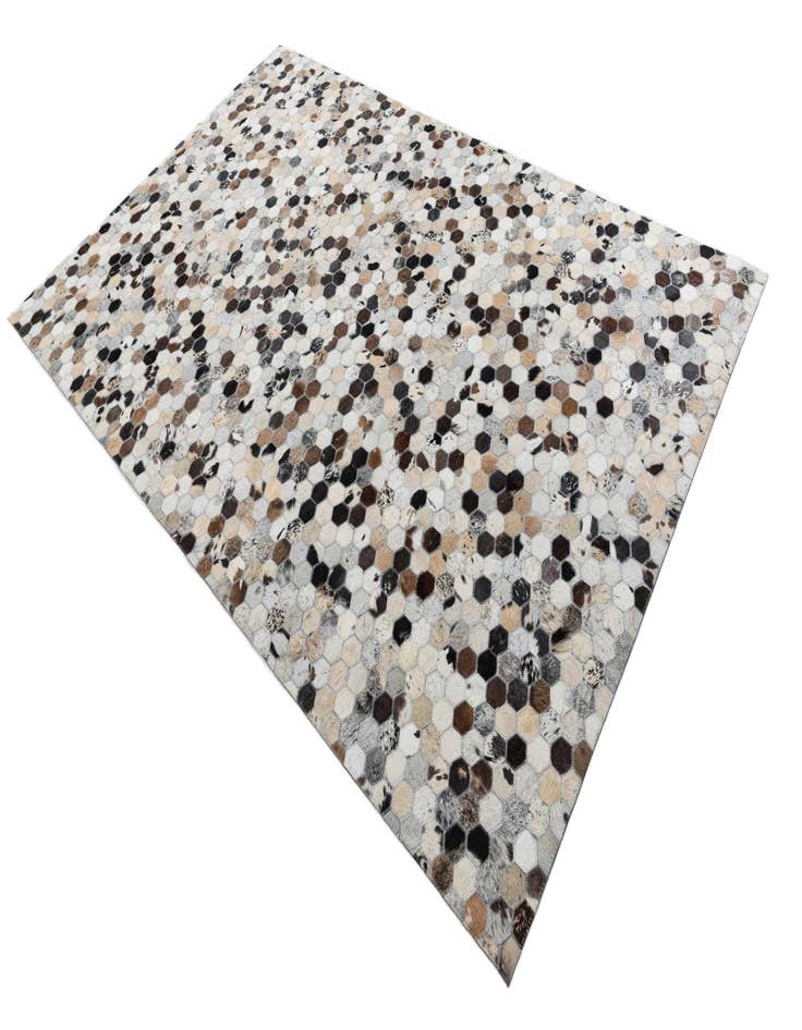 Detail image of  5' x 8' Cowhide Leather Rug