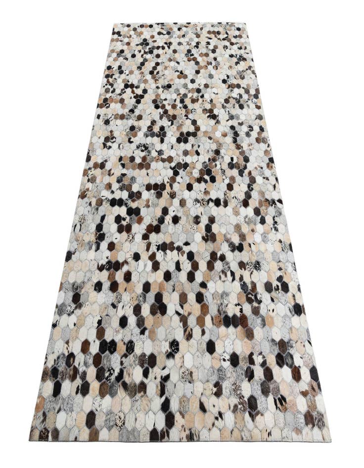 Detail image of  5' x 8' Cowhide Leather Rug