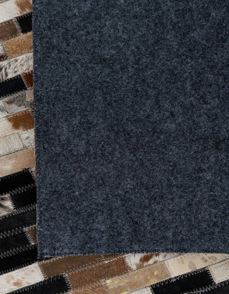 Detail image of  5' x 7' 6 Cowhide Leather Rug