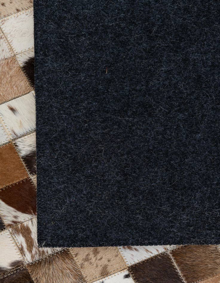 Detail image of  5' x 8' Cowhide Leather Rug