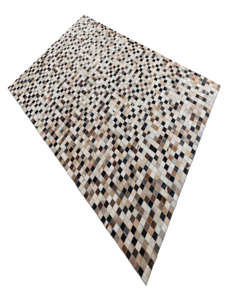 Detail image of  5' x 8' Cowhide Leather Rug