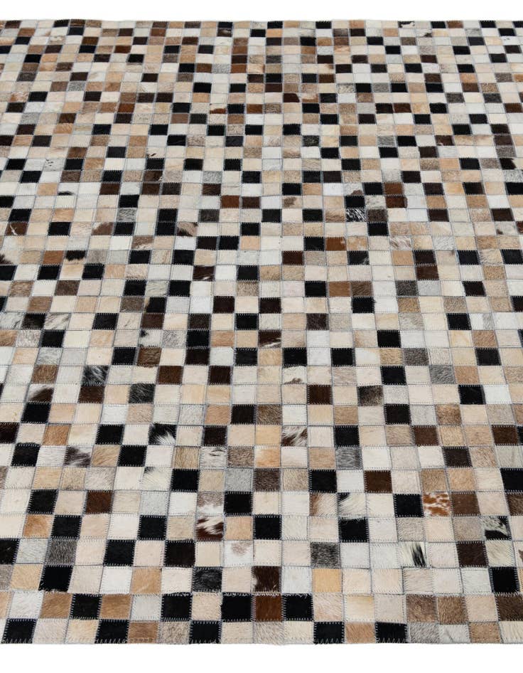 Detail image of  5' x 8' Cowhide Leather Rug