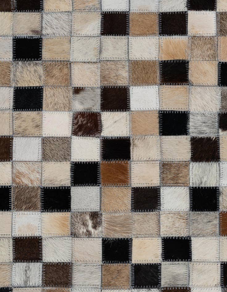 Detail image of  5' x 8' Cowhide Leather Rug
