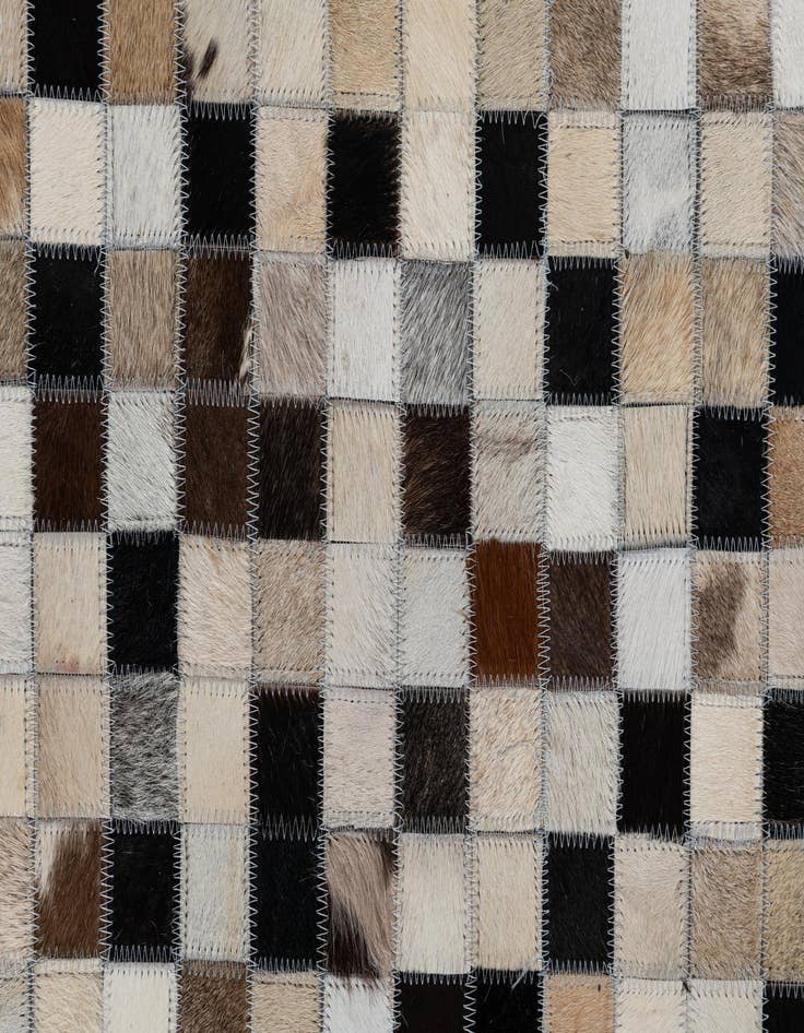 Detail image of  5' x 8' Cowhide Leather Rug