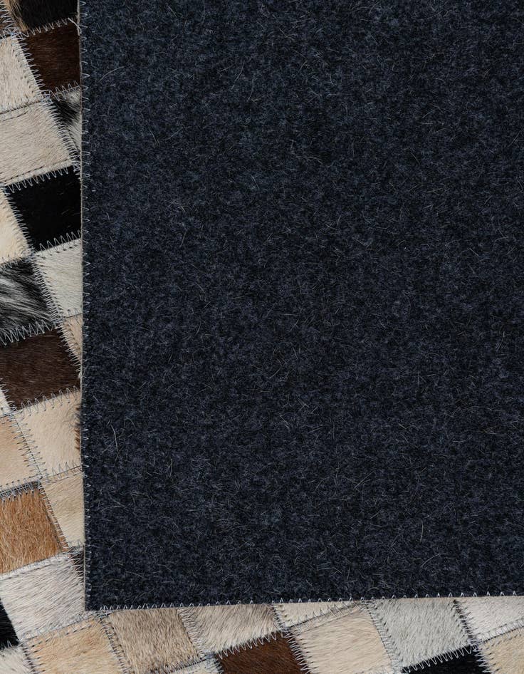 Detail image of  5' x 8' Cowhide Leather Rug