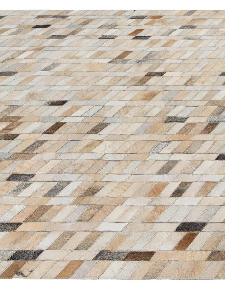 Detail image of  5' x 8' Cowhide Leather Rug