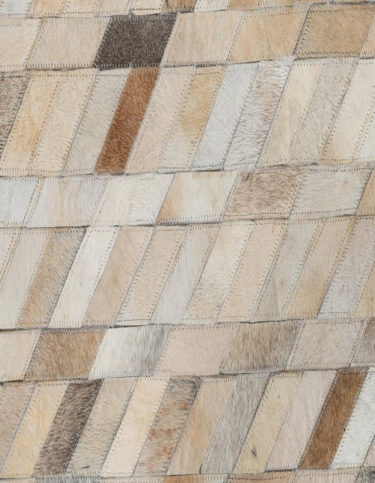 Detail image of  5' x 8' Cowhide Leather Rug