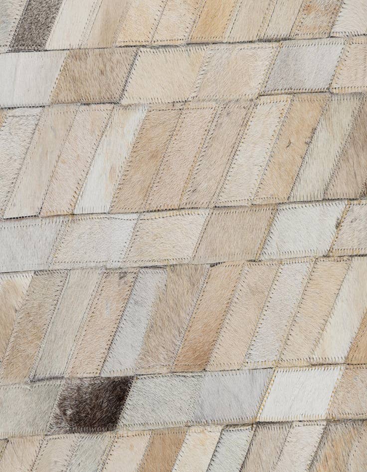 Detail image of  5' x 8' Cowhide Leather Rug