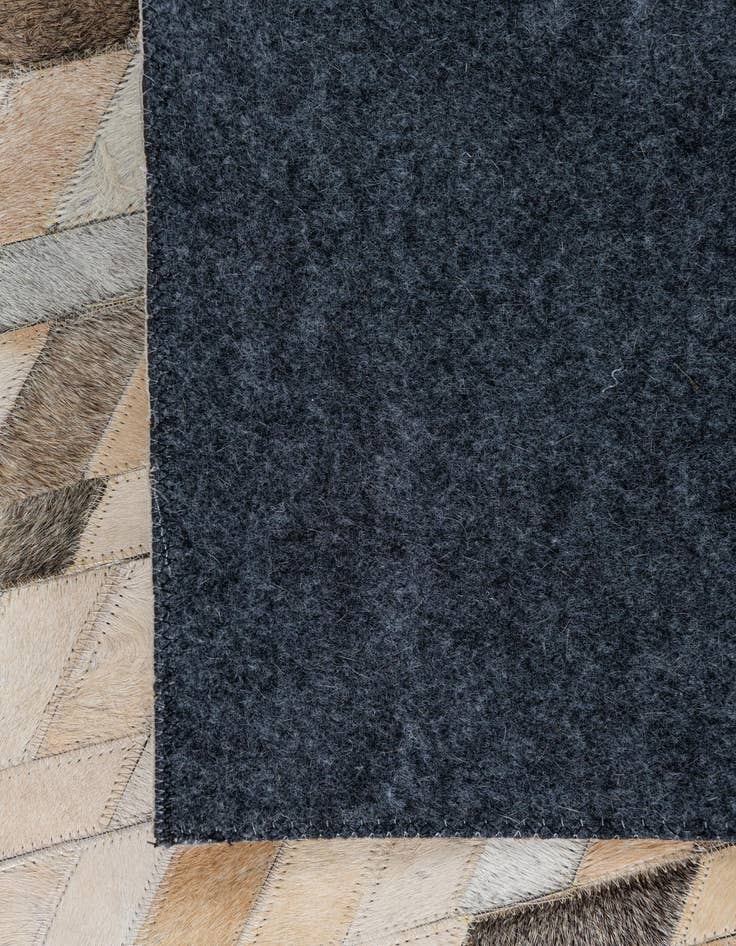 Detail image of  5' x 8' Cowhide Leather Rug