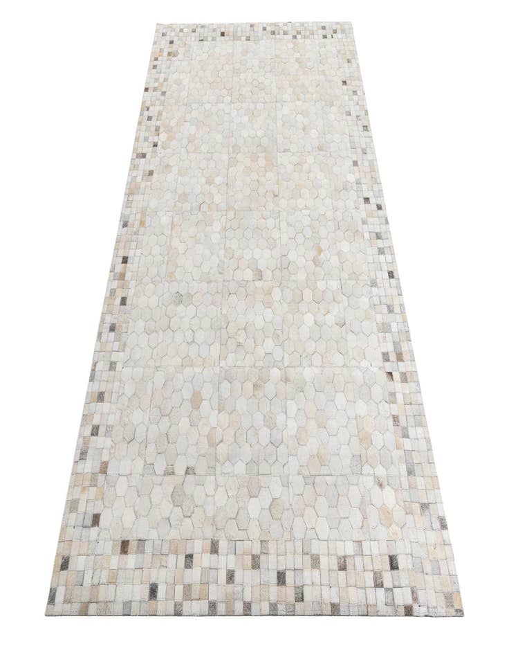 Detail image of  5' x 8' Cowhide Leather Rug