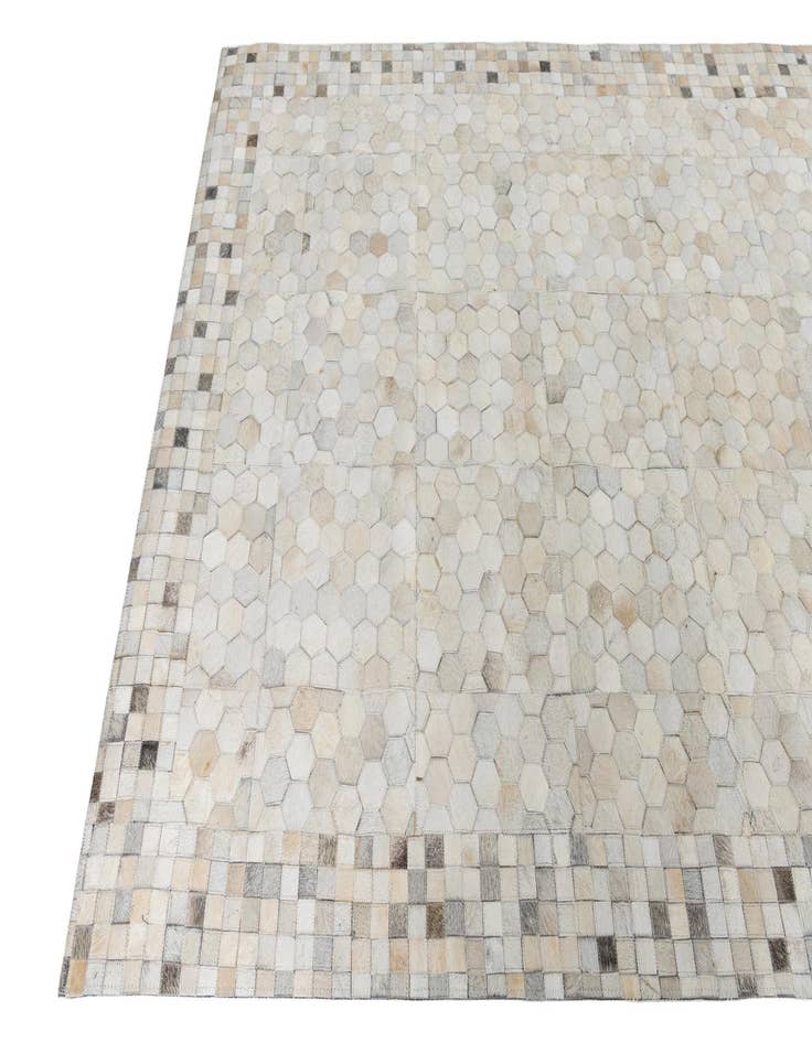 Detail image of  5' x 8' Cowhide Leather Rug