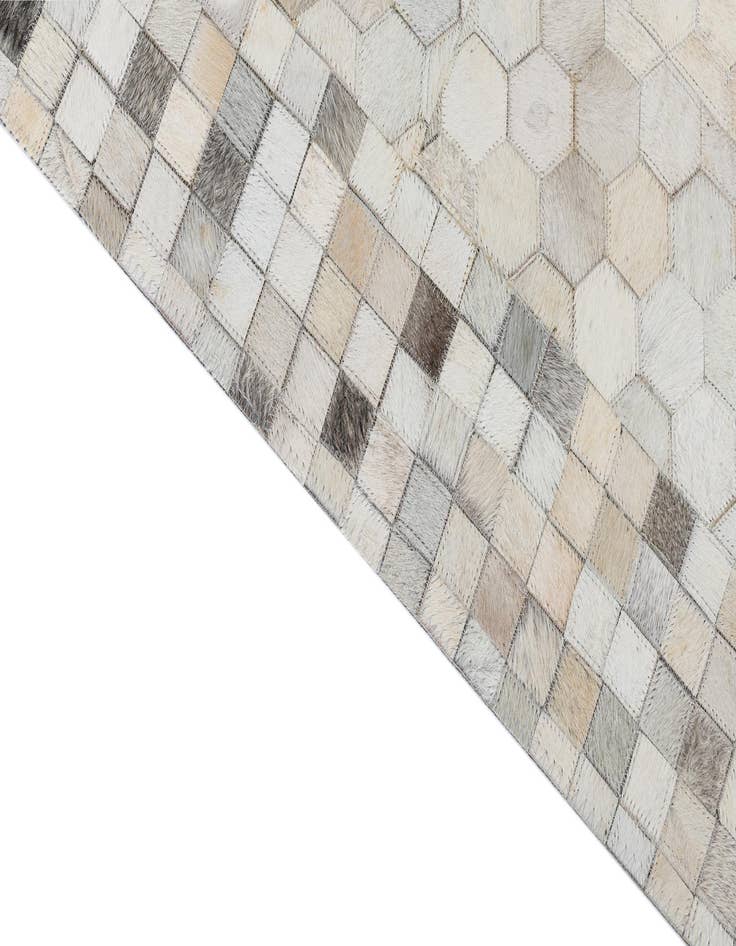 Detail image of  5' x 8' Cowhide Leather Rug