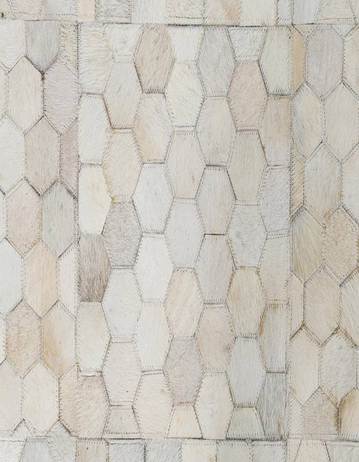 Detail image of  5' x 8' Cowhide Leather Rug