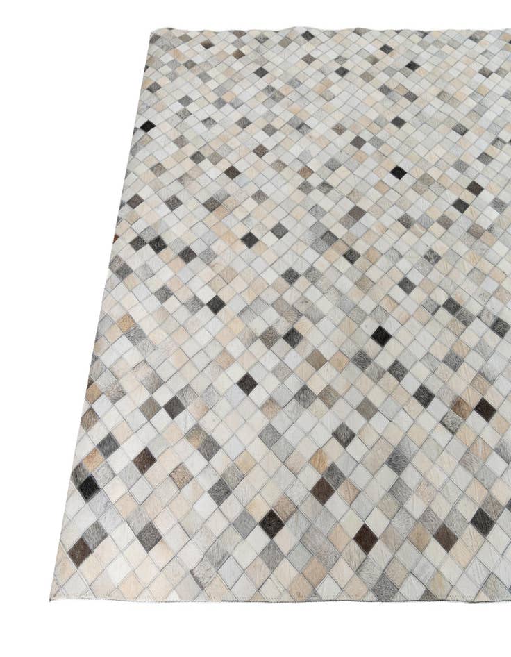 Detail image of  5' x 8' Cowhide Leather Rug