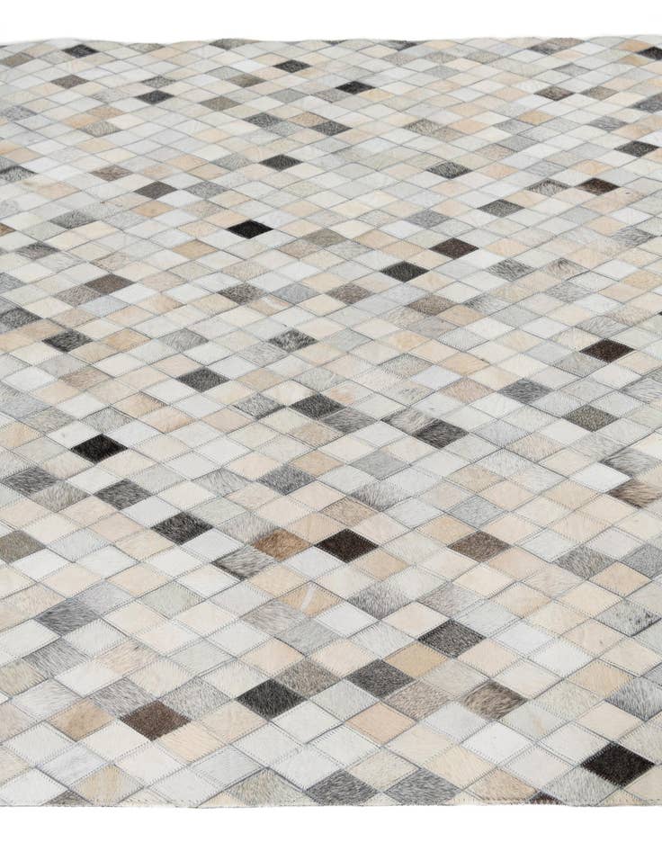 Detail image of  5' x 8' Cowhide Leather Rug