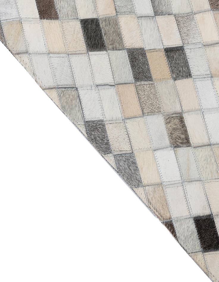 Detail image of  5' x 8' Cowhide Leather Rug