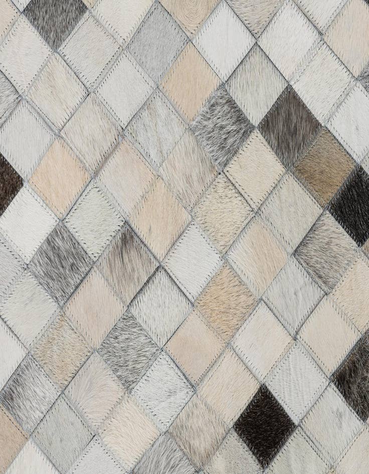 Detail image of  5' x 8' Cowhide Leather Rug