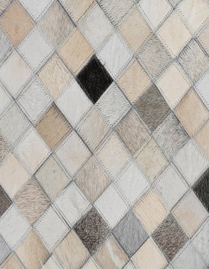 Detail image of  5' x 8' Cowhide Leather Rug