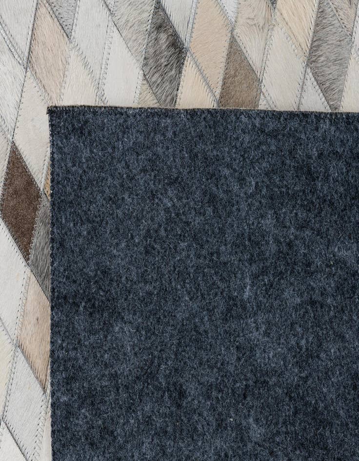 Detail image of  5' x 8' Cowhide Leather Rug