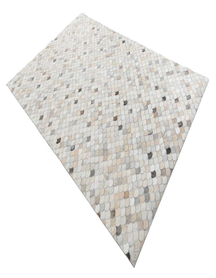 Detail image of  5' 1 x 7' 10 Cowhide Leather Rug