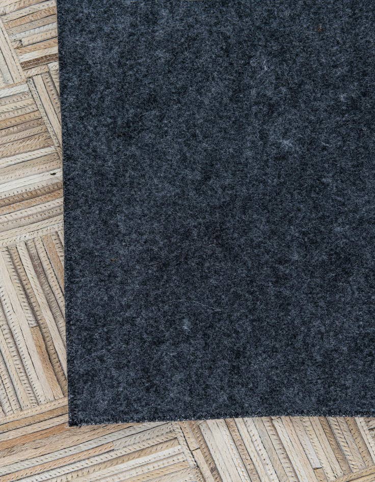 Detail image of  4' 10 x 7' 9 Cowhide Leather Rug