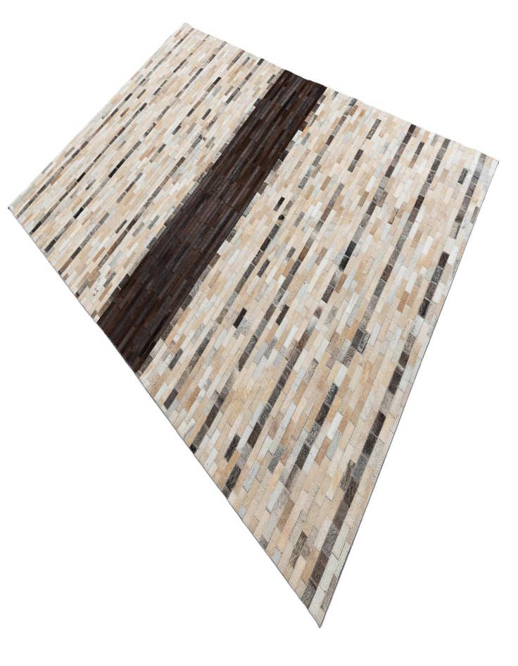 Detail image of  5' x 8' Cowhide Leather Rug