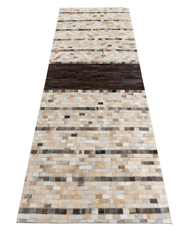 Detail image of  5' x 8' Cowhide Leather Rug