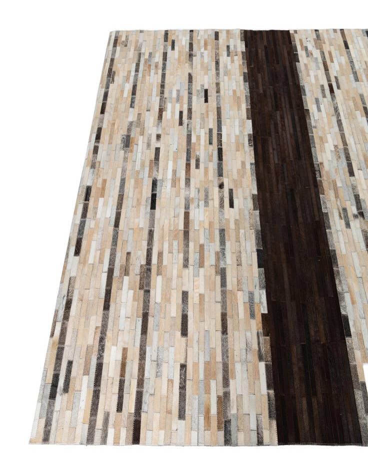 Detail image of  5' x 8' Cowhide Leather Rug