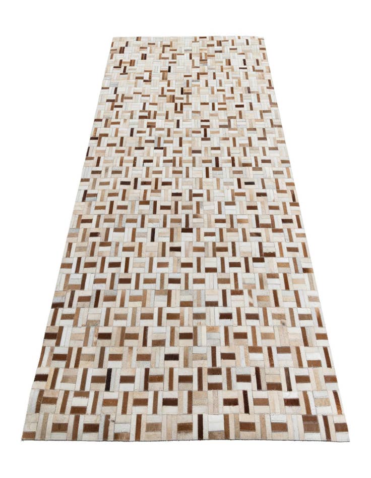 Detail image of  5' 1 x 8' Cowhide Leather Rug