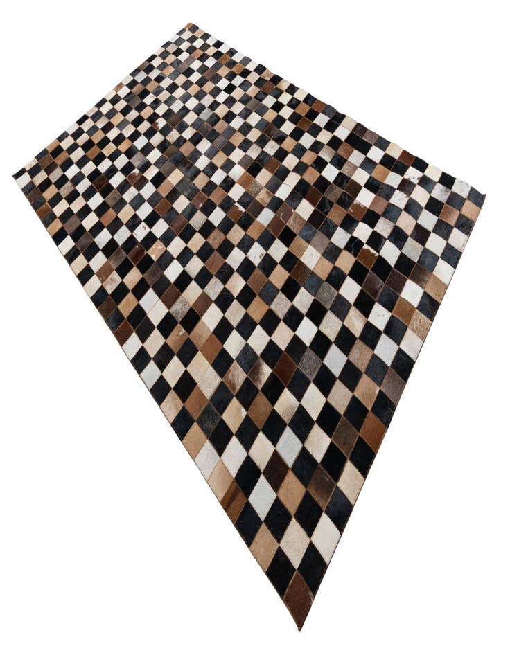 Detail image of  5' x 8' Cowhide Leather Rug