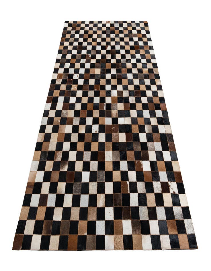 Detail image of  5' x 8' Cowhide Leather Rug