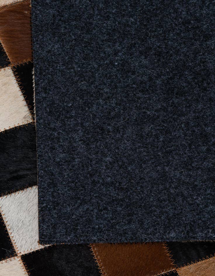 Detail image of  5' x 8' Cowhide Leather Rug