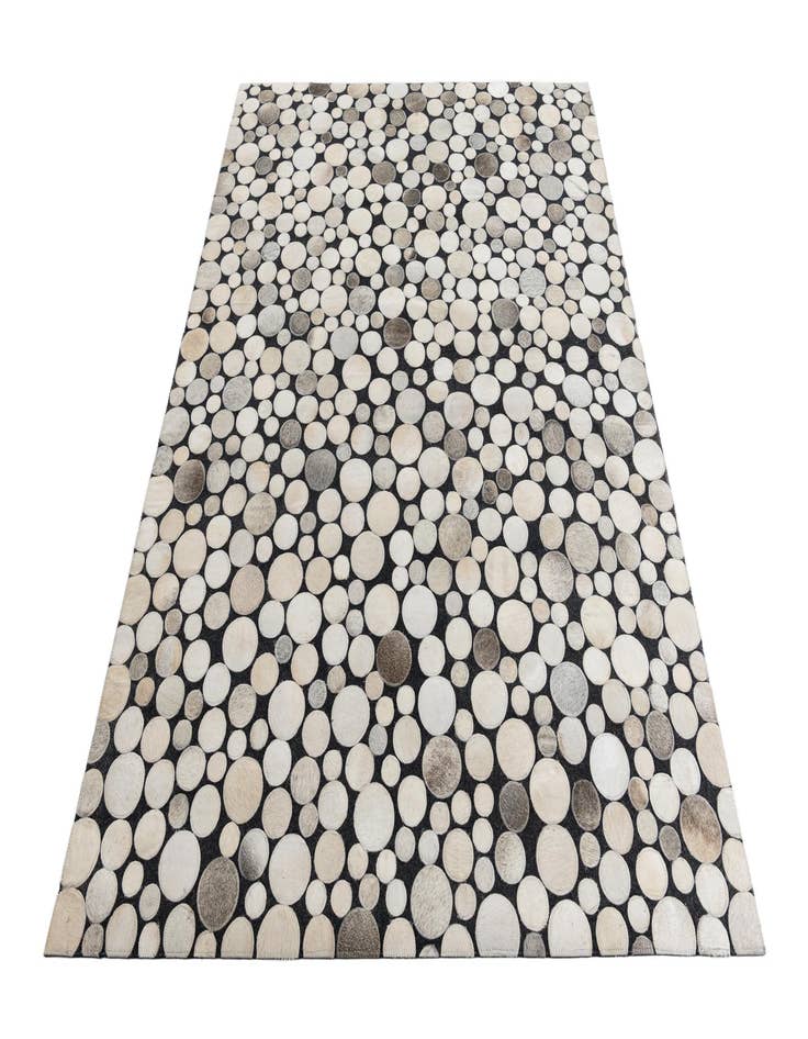 Detail image of  5' 4 x 7' 1 Cowhide Leather Rug