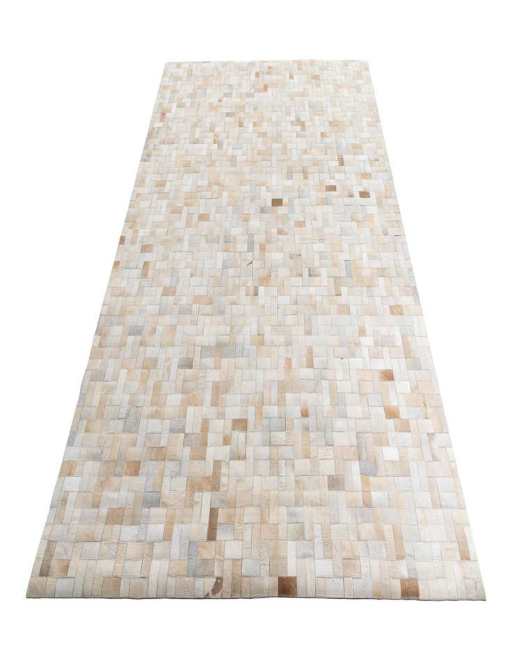 Detail image of  8' 1 x 10' Cowhide Leather Rug