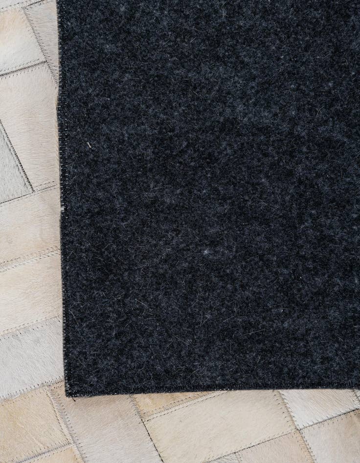 Detail image of  8' 1 x 10' Cowhide Leather Rug