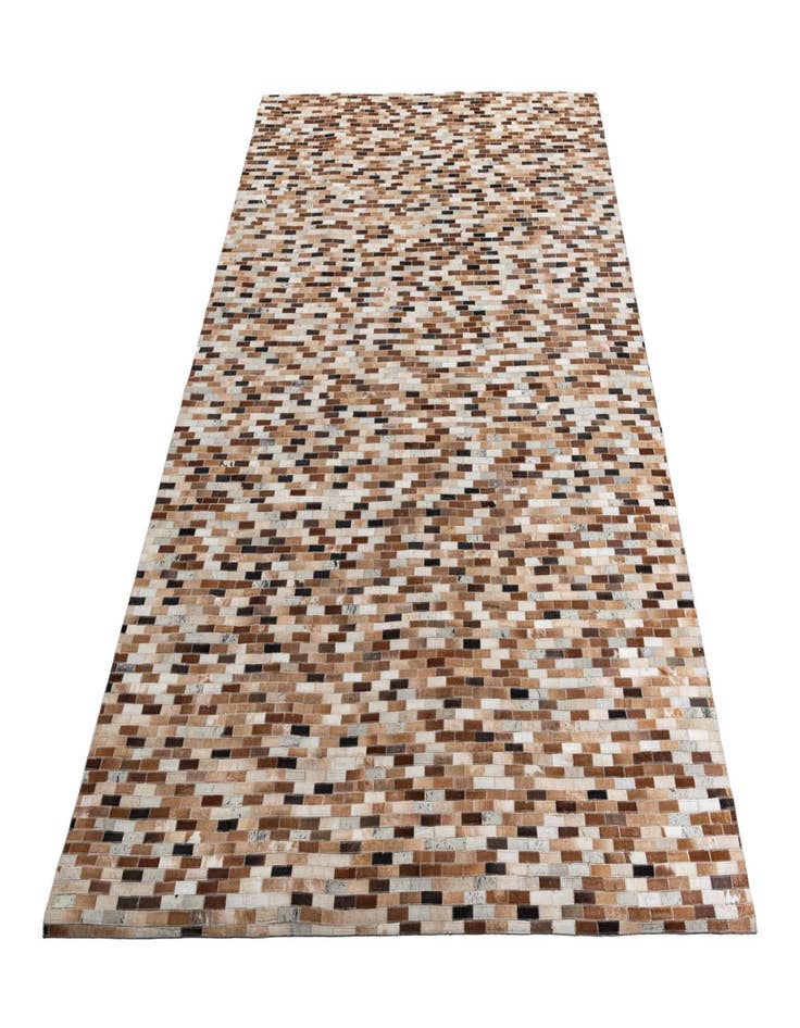 Detail image of  8' x 9' 8 Cowhide Leather Rug