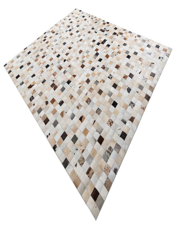 Detail image of  8' x 10' Cowhide Leather Rug