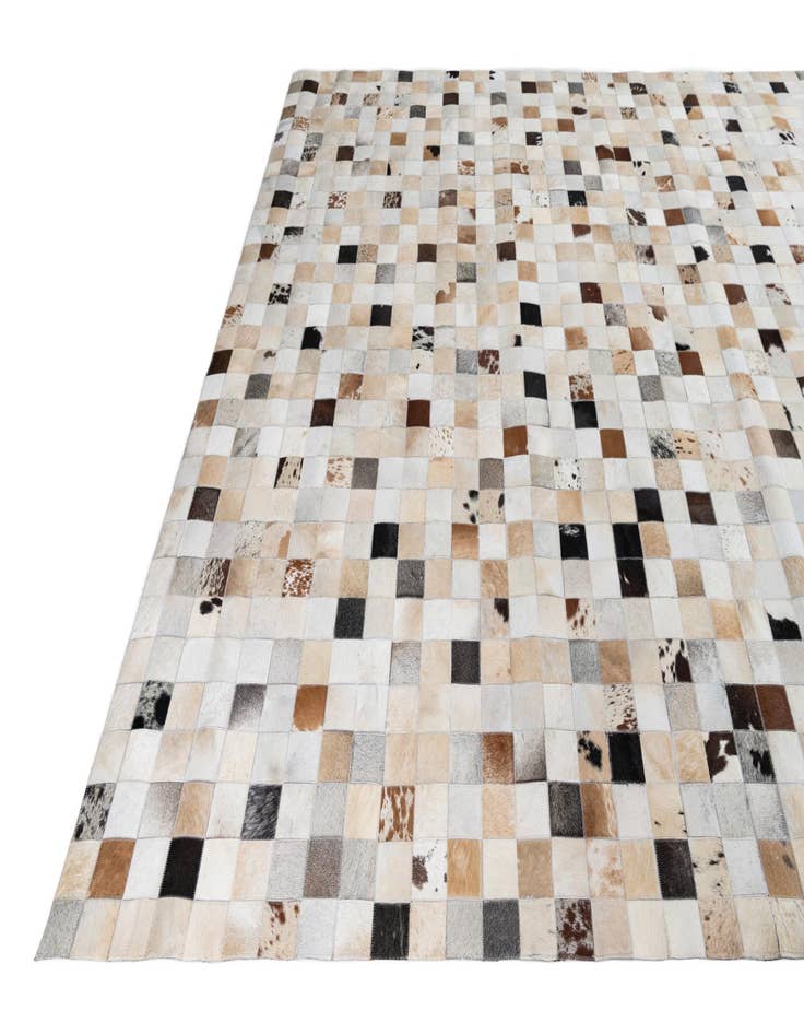 Detail image of  8' x 10' Cowhide Leather Rug