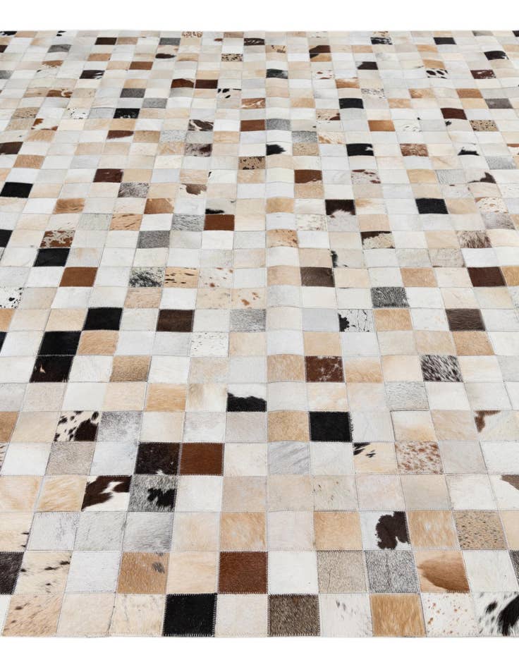 Detail image of  8' x 10' Cowhide Leather Rug