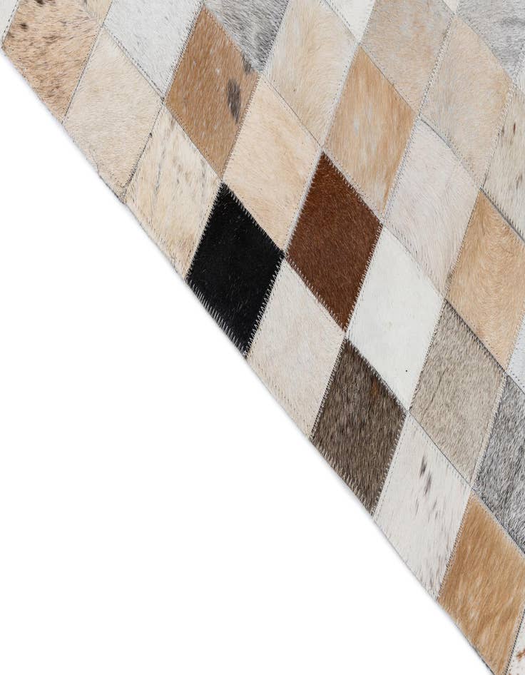 Detail image of  8' x 10' Cowhide Leather Rug