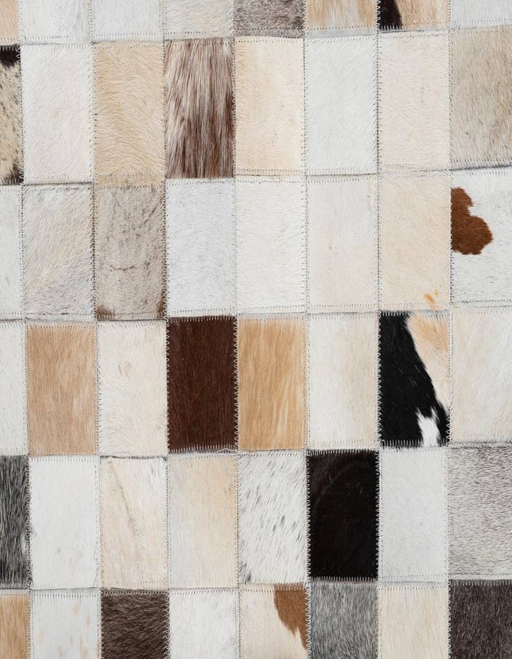 Detail image of  8' x 10' Cowhide Leather Rug