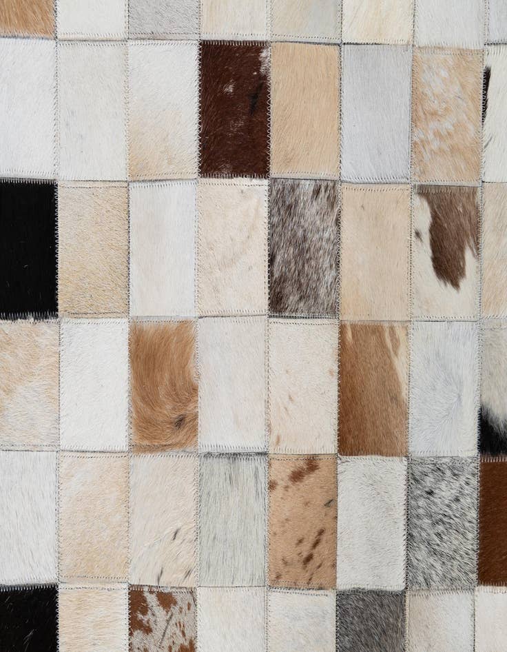 Detail image of  8' x 10' Cowhide Leather Rug
