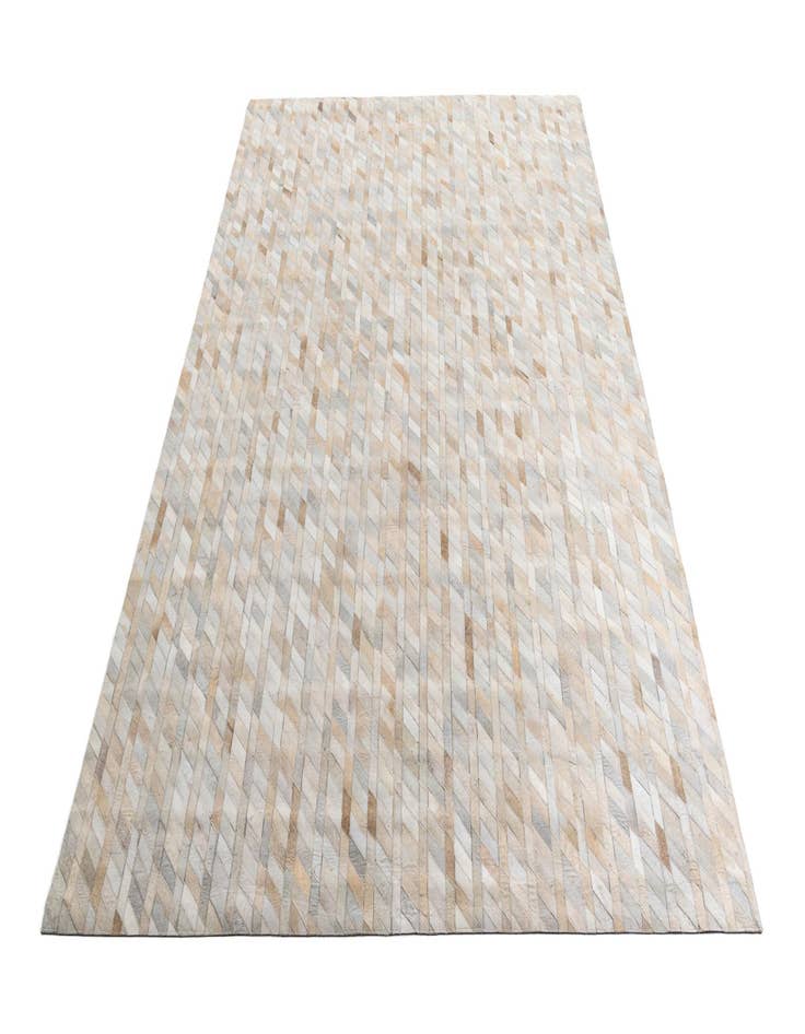 Detail image of  8' x 9' 9 Cowhide Leather Rug