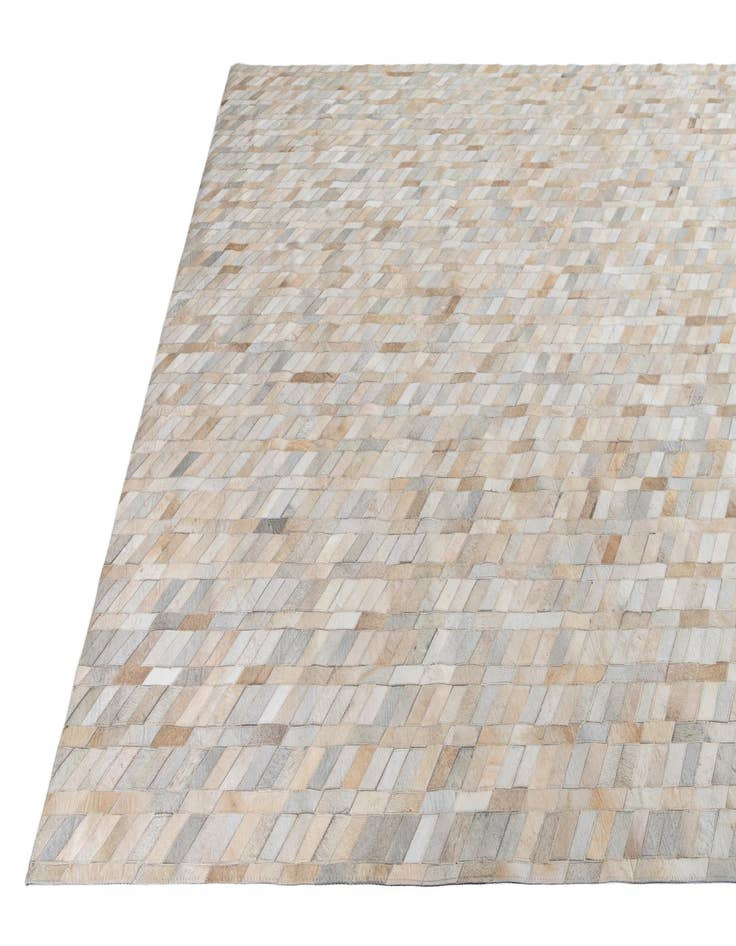 Detail image of  8' x 9' 9 Cowhide Leather Rug