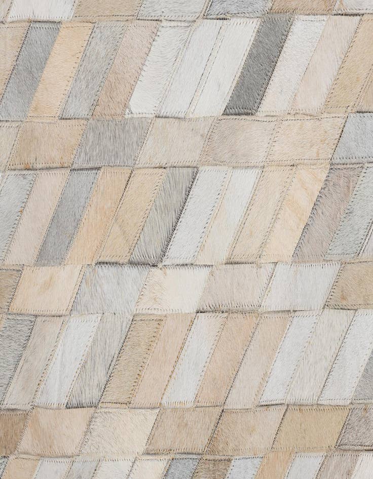 Detail image of  8' x 9' 9 Cowhide Leather Rug