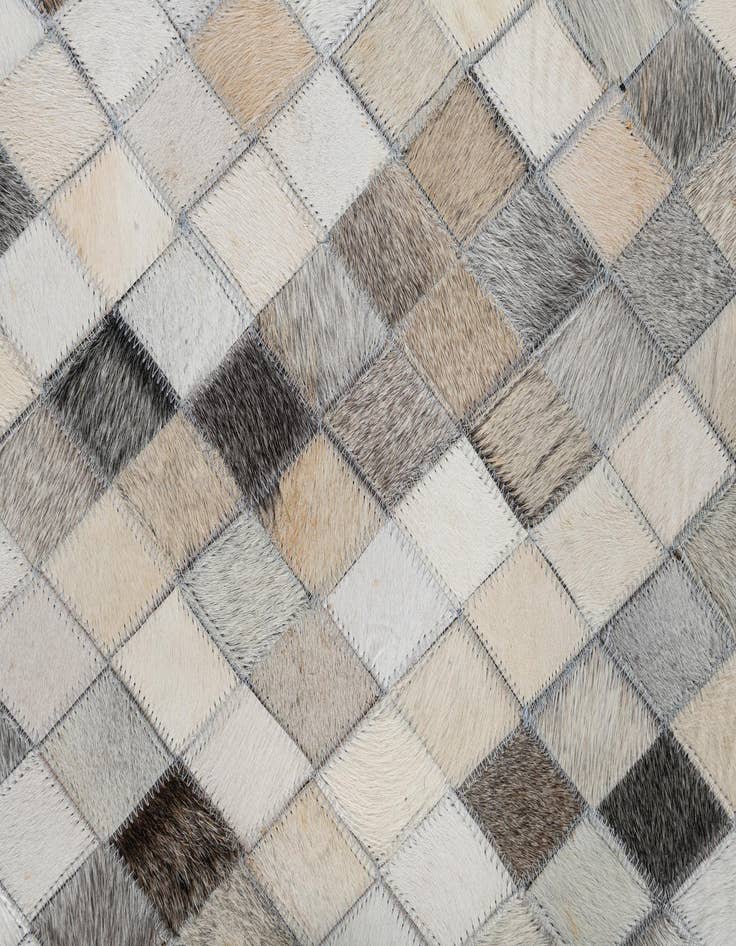 Detail image of  8' x 9' 10 Cowhide Leather Rug