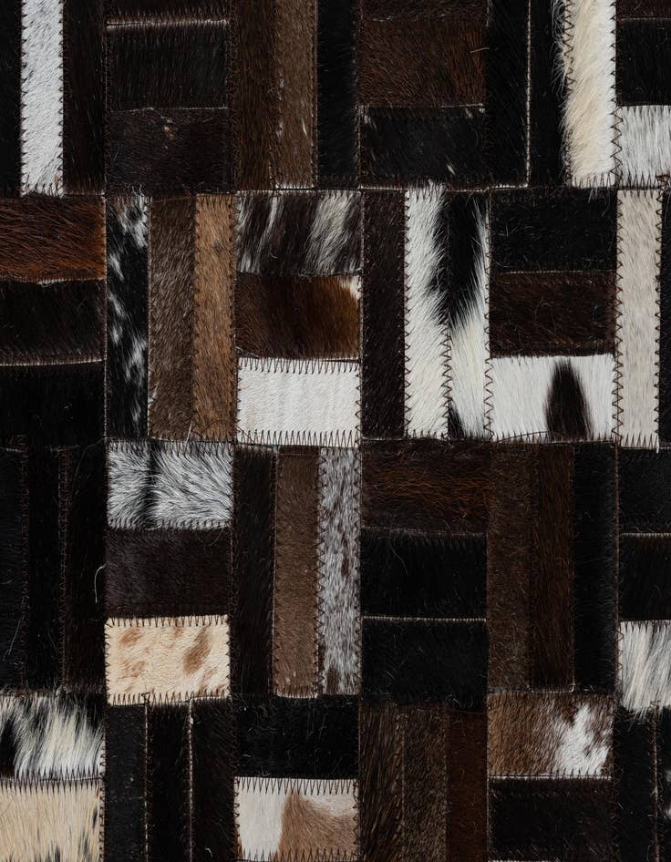 Detail image of  2' x 3' Cowhide Leather Rug